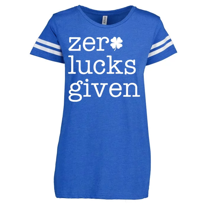 Zero Lucks Given Enza Ladies Jersey Football T-Shirt