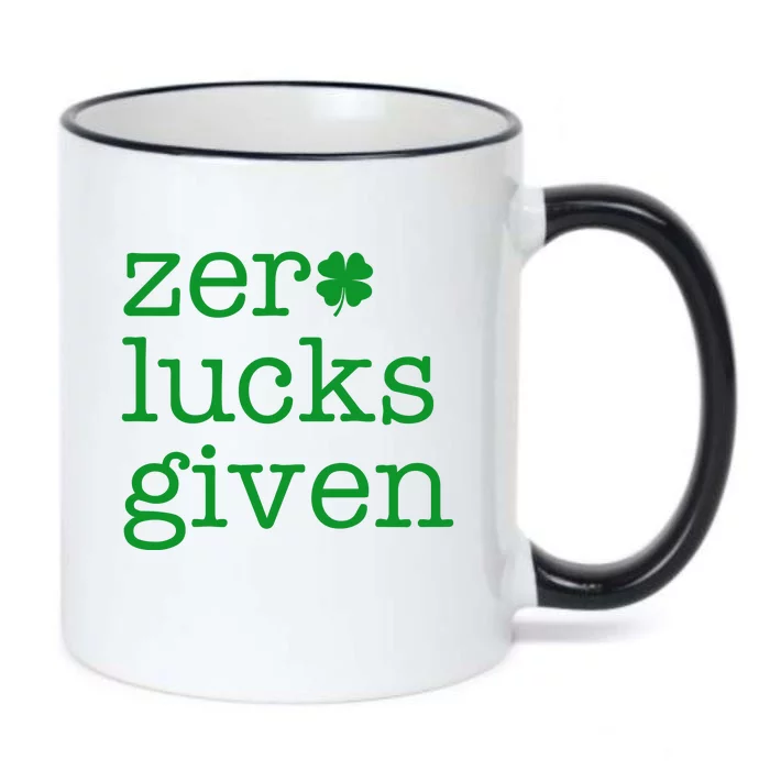 Zero Lucks Given Black Color Changing Mug