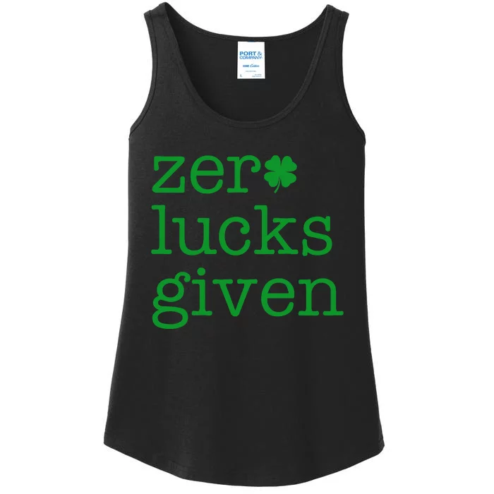 Zero Lucks Given Ladies Essential Tank