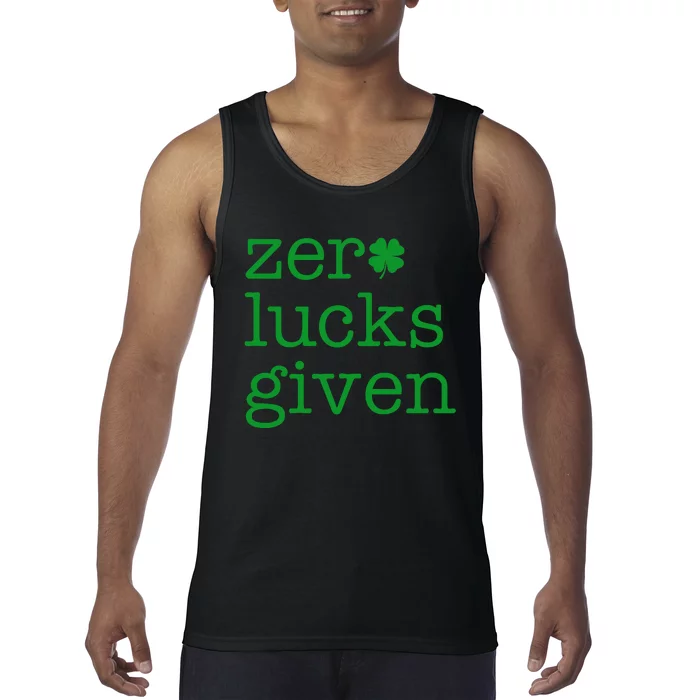 Zero Lucks Given Tank Top