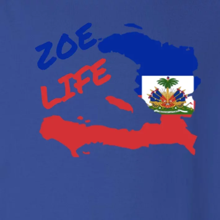 Zoe Life Haitian Pride For Haiti Flag Day Gift Ayiti Meaningful Gift Great Gift Toddler Long Sleeve Shirt