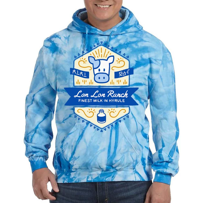 Z.E.L.D.A Lon Lon Ranch Finest Milk In Hyrule Tie Dye Hoodie