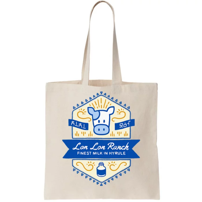 Z.E.L.D.A Lon Lon Ranch Finest Milk In Hyrule Tote Bag