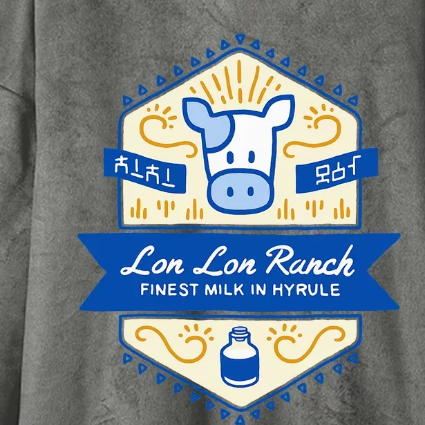 Z.E.L.D.A Lon Lon Ranch Finest Milk In Hyrule Hooded Wearable Blanket