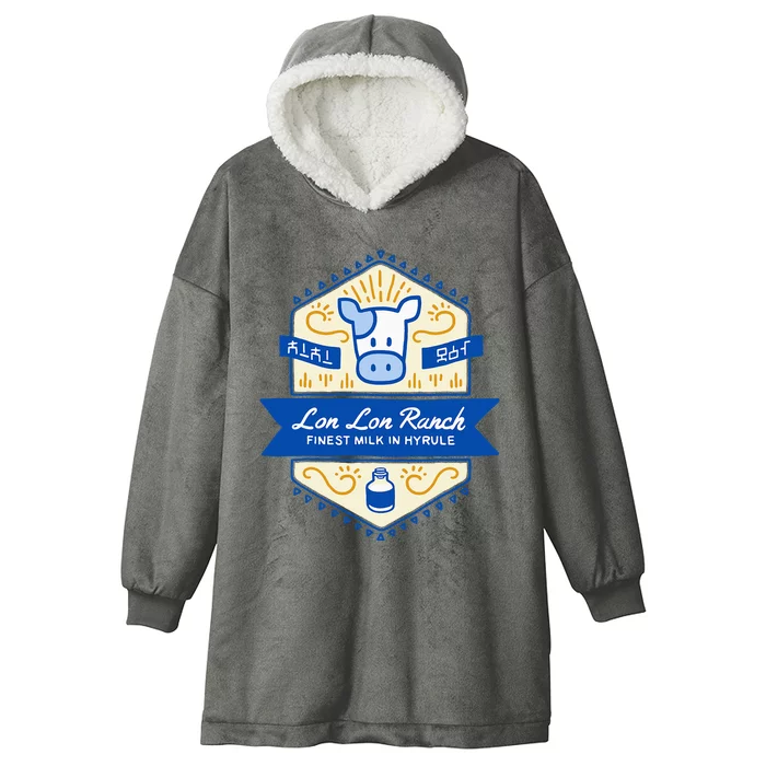 Z.E.L.D.A Lon Lon Ranch Finest Milk In Hyrule Hooded Wearable Blanket