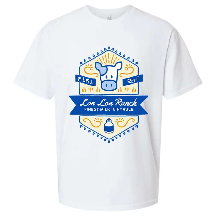 Z.E.L.D.A Lon Lon Ranch Finest Milk In Hyrule Sueded Cloud Jersey T-Shirt