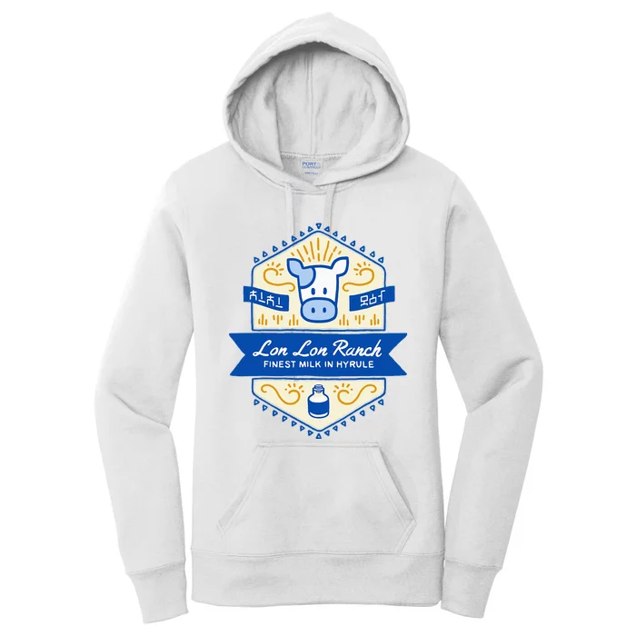 Z.E.L.D.A Lon Lon Ranch Finest Milk In Hyrule Women's Pullover Hoodie