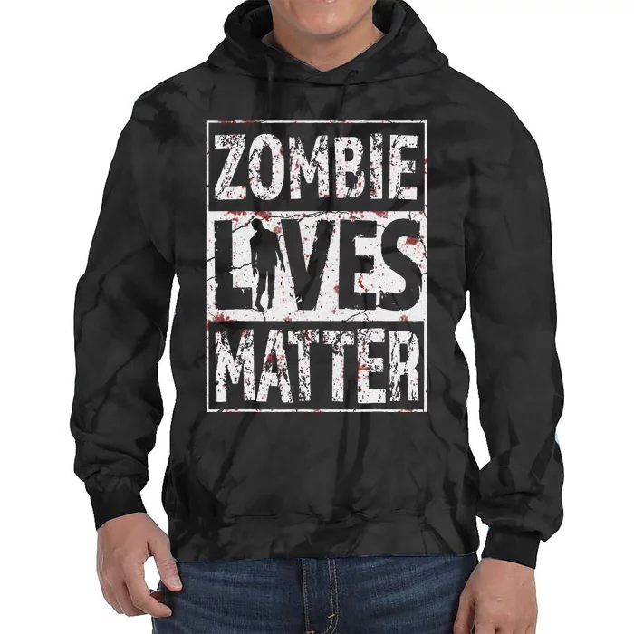 Zombie Lives Matter Tie Dye Hoodie