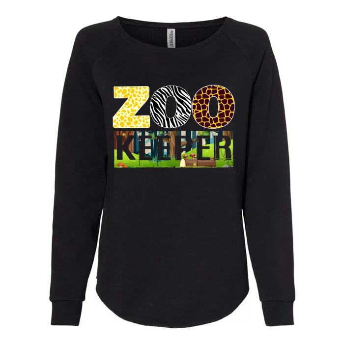 Zoo Life Of Zookeeper Accessories Womens California Wash Sweatshirt