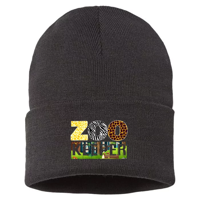 Zoo Life Of Zookeeper Accessories Sustainable Knit Beanie