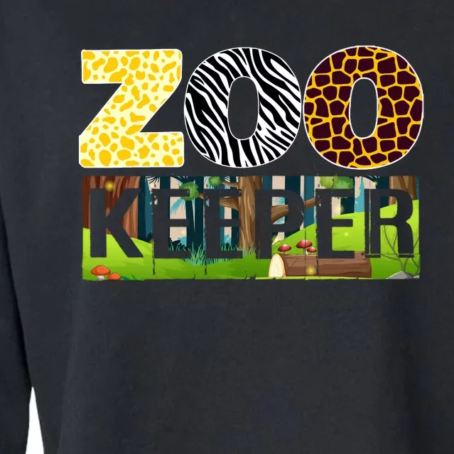 Zoo Life Of Zookeeper Accessories Cropped Pullover Crew