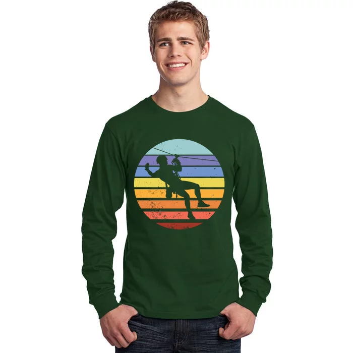 Zip Line Retro Tall Long Sleeve T-Shirt