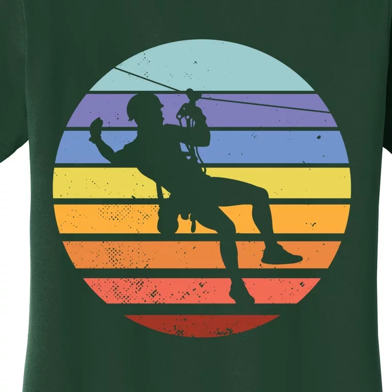 Zip Line Retro Women's T-Shirt