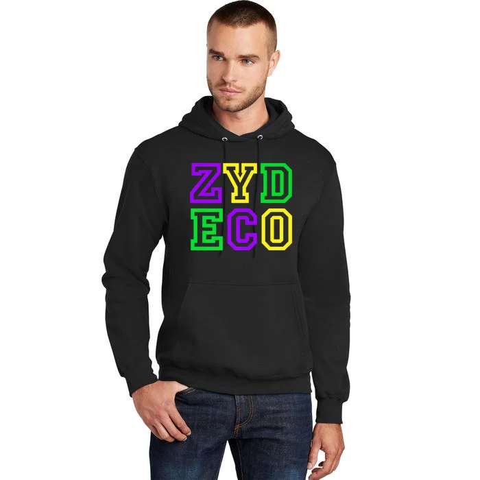 Zydeco Music Forever Festivals with Mardi Gras Fat Tuesday Premium Tall Hoodie