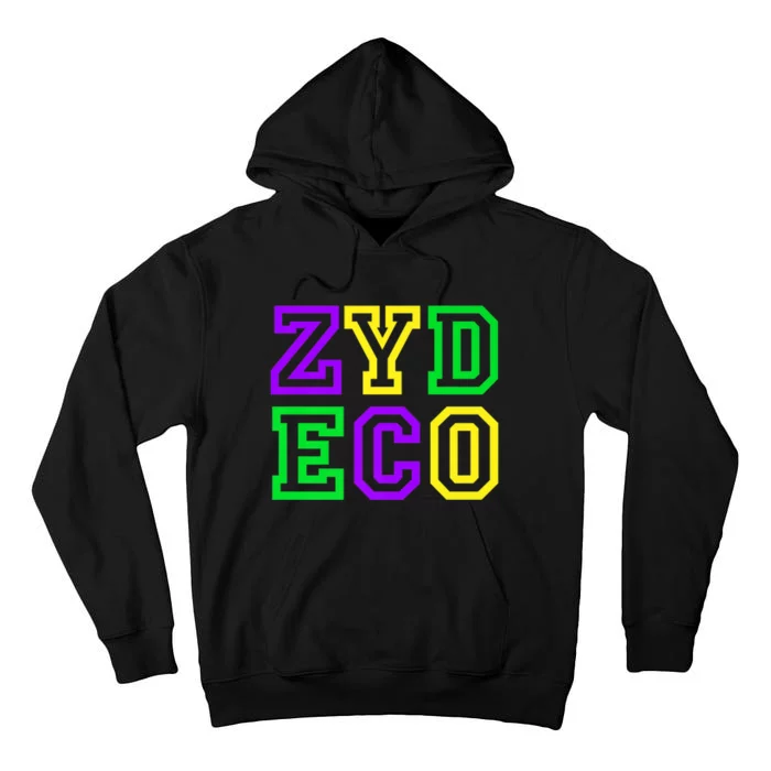 Zydeco Music Forever Festivals with Mardi Gras Fat Tuesday Premium Tall Hoodie