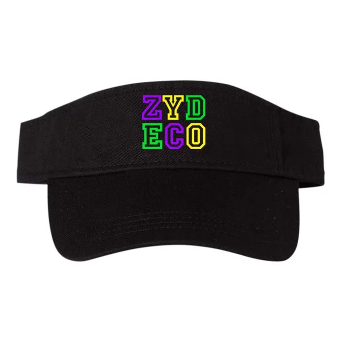 Zydeco Music Forever Festivals with Mardi Gras Fat Tuesday Premium Valucap Bio-Washed Visor