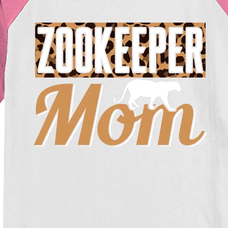 Zookeeper Mom Gift Kids Colorblock Raglan Jersey