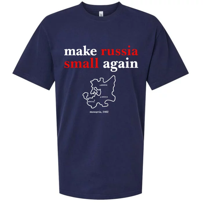 Zelensky Make Russia Small Again Sueded Cloud Jersey T-Shirt