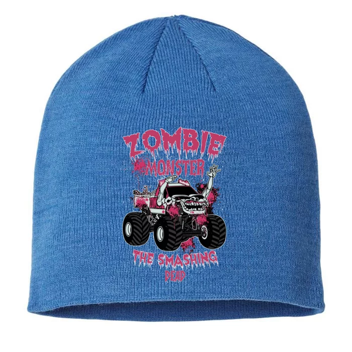 Zombie Monster Truck The Smashing Dead Meaningful Gift 8 1/2in Sustainable Knit Beanie