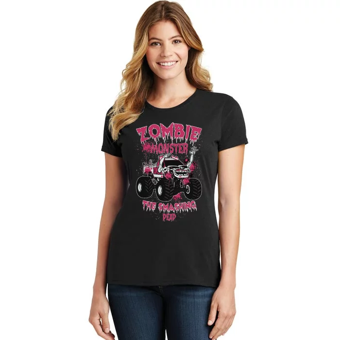 Zombie Monster Truck The Smashing Dead Women's T-Shirt