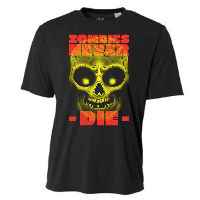 Zombies Never Die Cooling Performance Crew T-Shirt