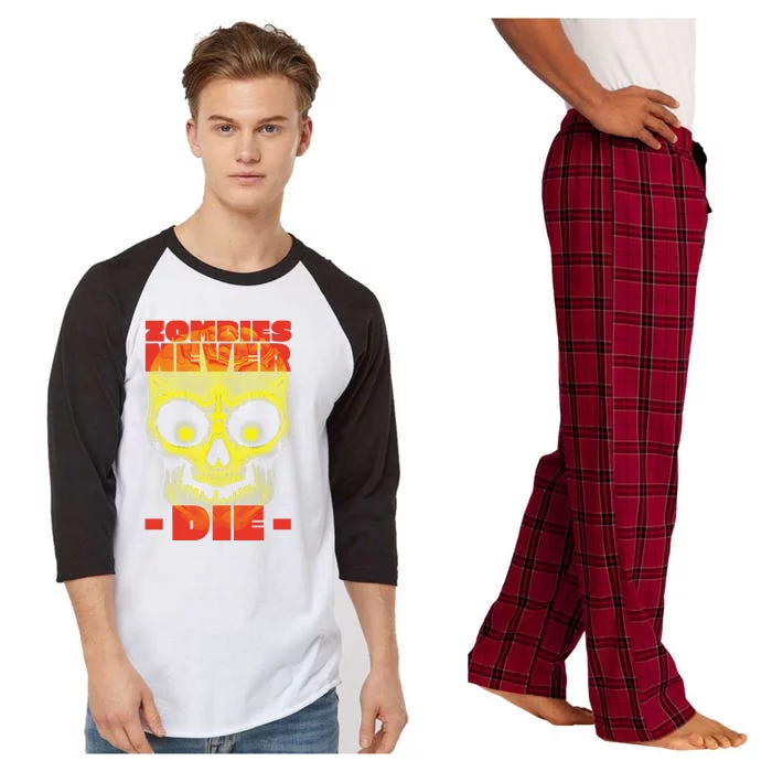 Zombies Never Die Raglan Sleeve Pajama Set