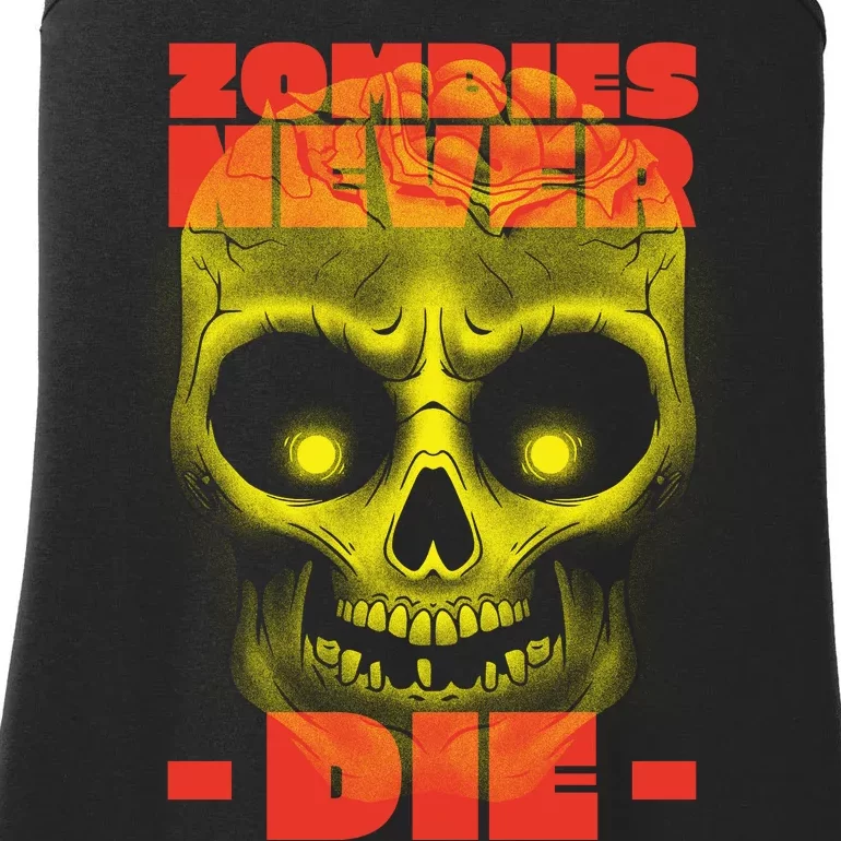 Zombies Never Die Ladies Essential Tank