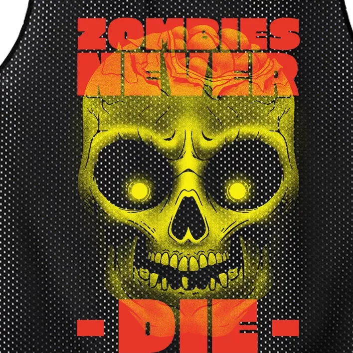 Zombies Never Die Mesh Reversible Basketball Jersey Tank