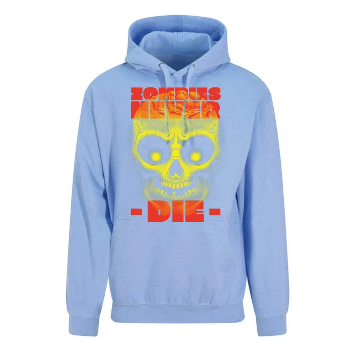 Zombies Never Die Unisex Surf Hoodie