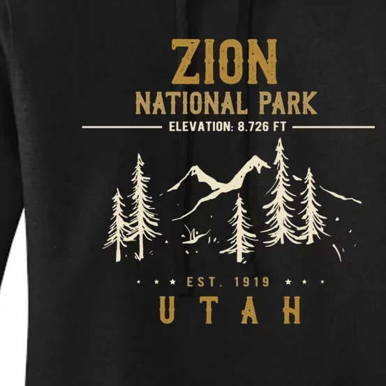 Zion National Park, US Nationalpark In Utah Women's Pullover Hoodie