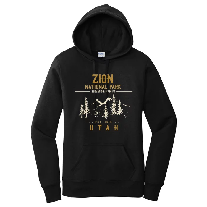 Zion National Park, US Nationalpark In Utah Women's Pullover Hoodie