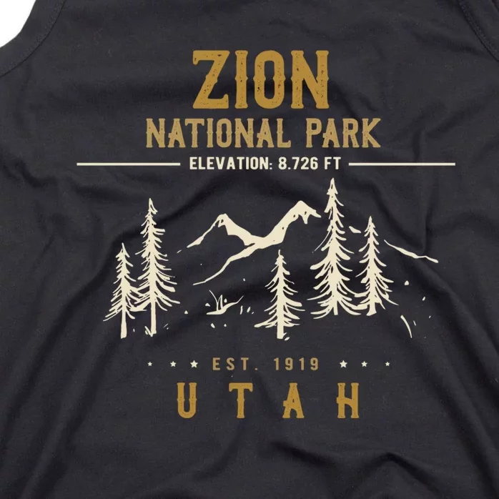 Zion National Park, US Nationalpark In Utah Tank Top