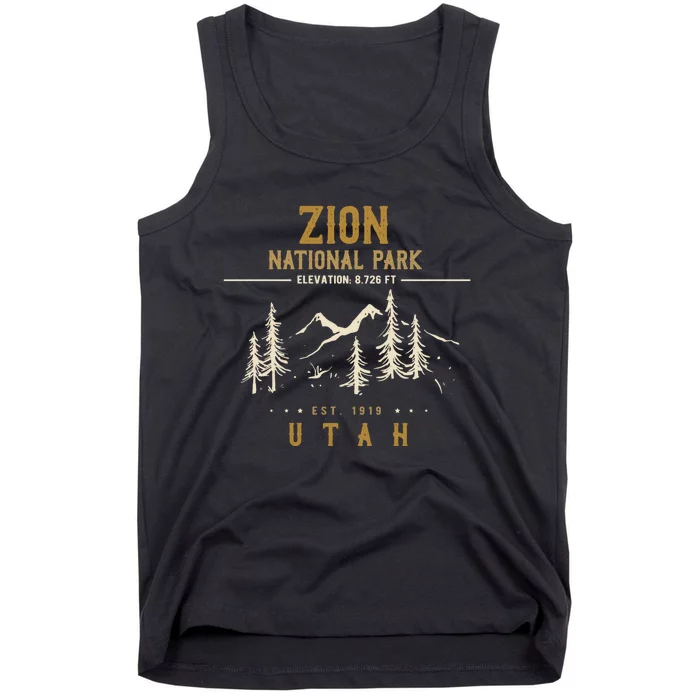 Zion National Park, US Nationalpark In Utah Tank Top