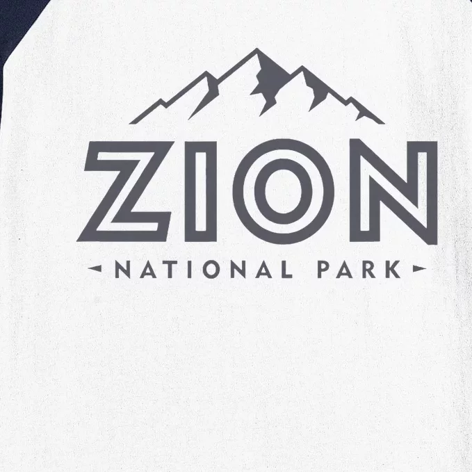 Zion National Park Utah Mountain Hiking Baseball Sleeve Shirt