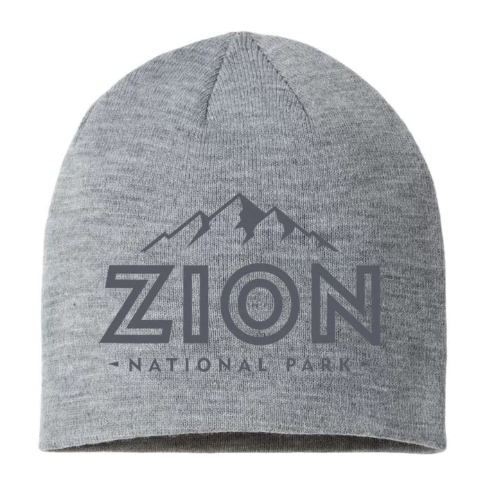 Zion National Park Utah Mountain Hiking 8 1/2in Sustainable Knit Beanie