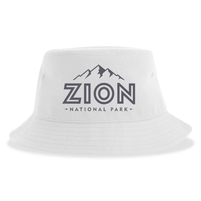 Zion National Park Utah Mountain Hiking Sustainable Bucket Hat