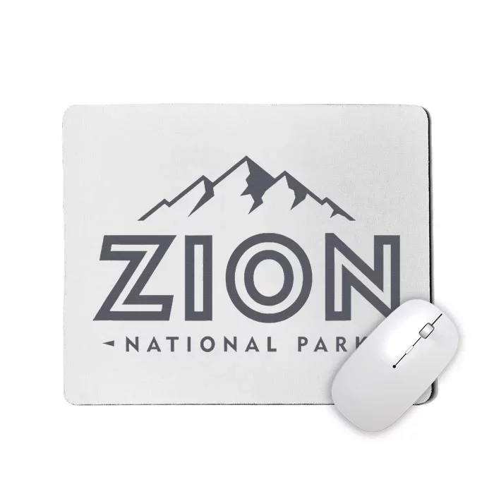 Zion National Park Utah Mountain Hiking Mousepad