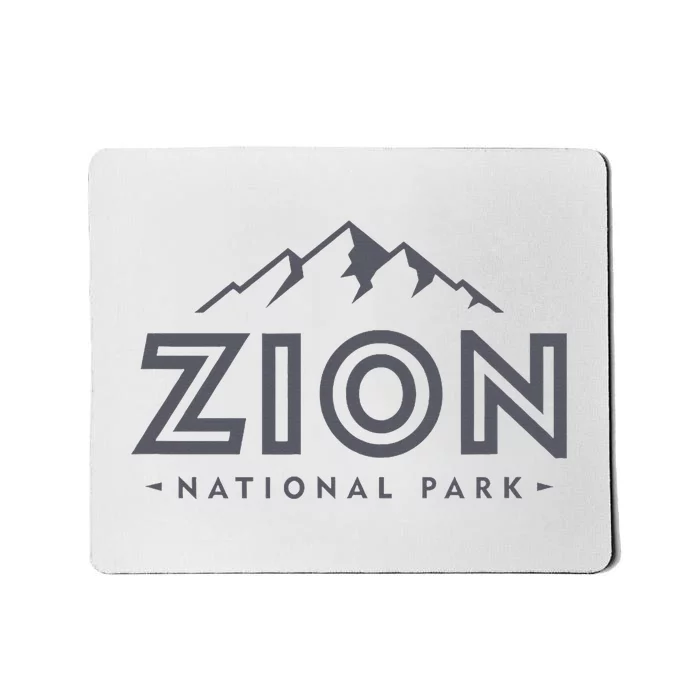 Zion National Park Utah Mountain Hiking Mousepad