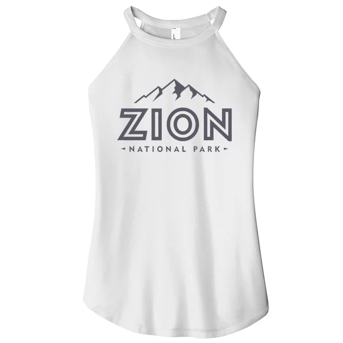 Zion National Park Utah Mountain Hiking Women’s Perfect Tri Rocker Tank