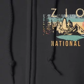 Zion National Park Full Zip Hoodie