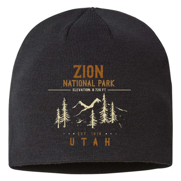 Zion National Park Us Nationalpark In Utah 8 1/2in Sustainable Knit Beanie