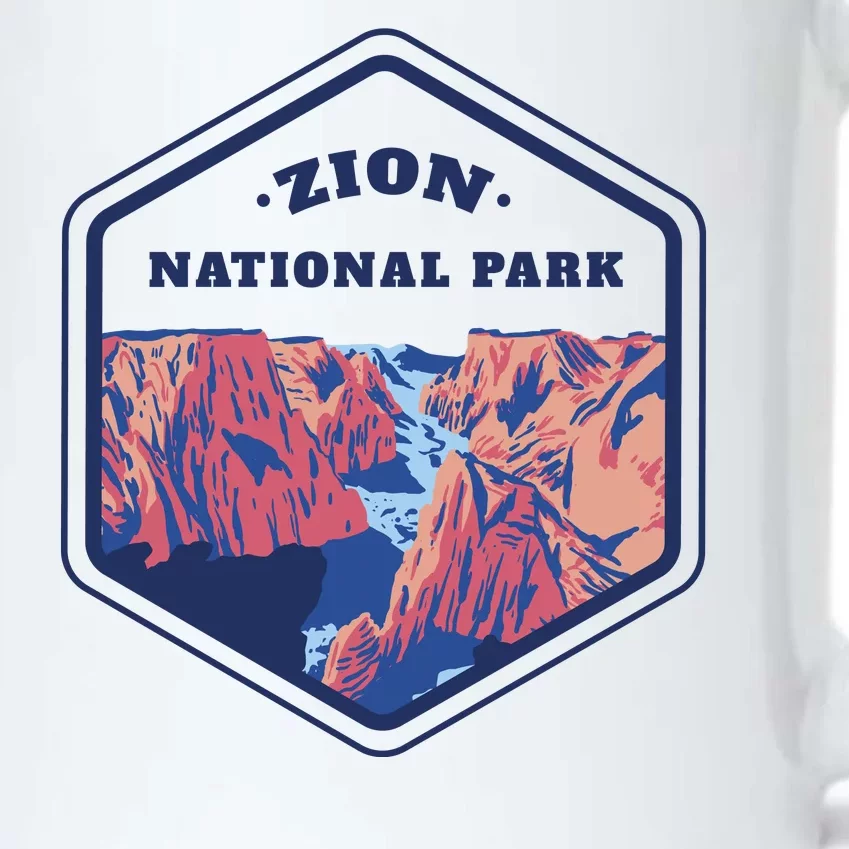 Zion National Park Black Color Changing Mug