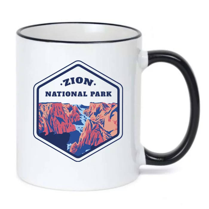 Zion National Park Black Color Changing Mug