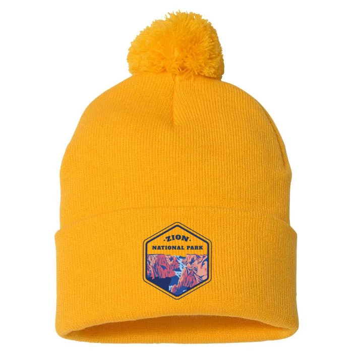 Zion National Park Pom Pom 12in Knit Beanie