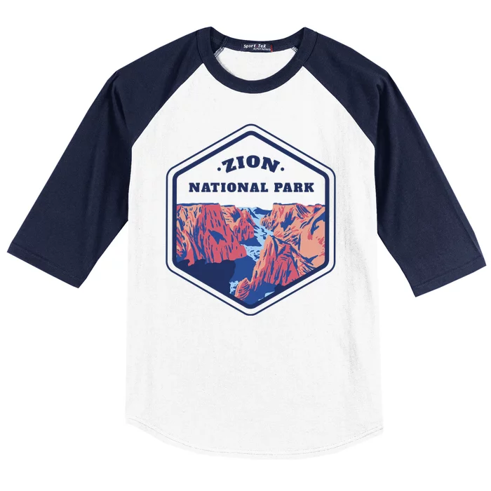 Zion National Park Baseball Sleeve Shirt