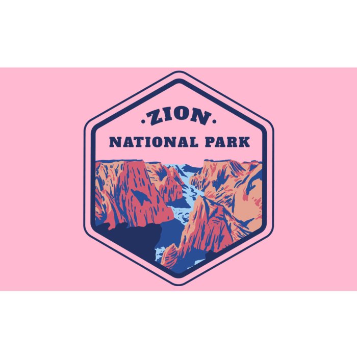 Zion National Park Bumper Sticker