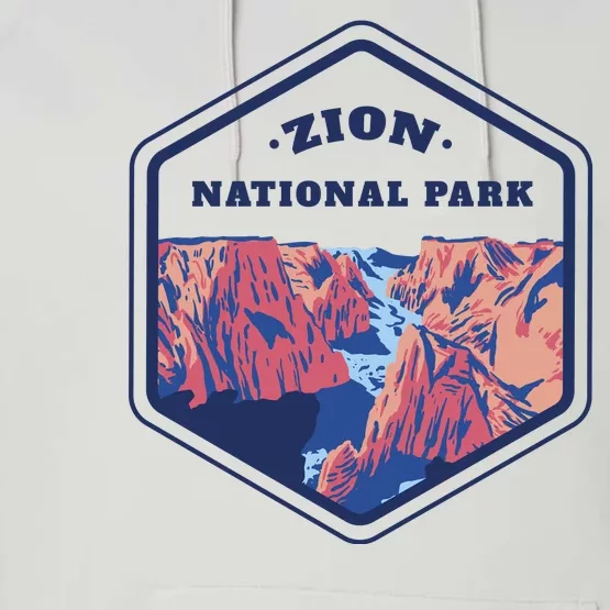 Zion National Park Performance Fleece Hoodie