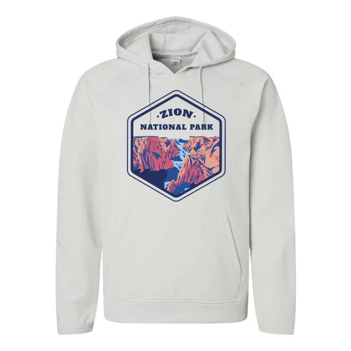 Zion National Park Performance Fleece Hoodie