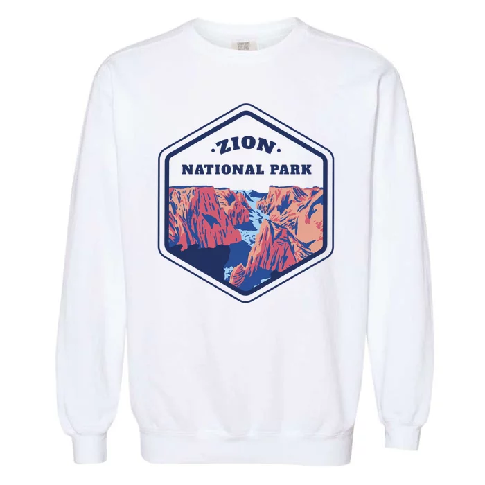 Zion National Park Garment-Dyed Sweatshirt