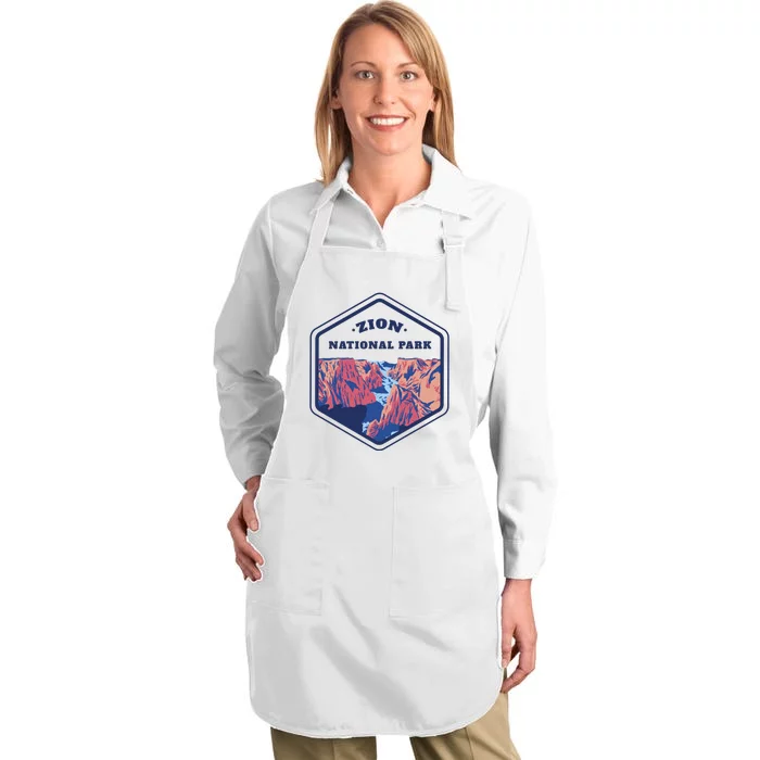 Zion National Park Full-Length Apron With Pocket